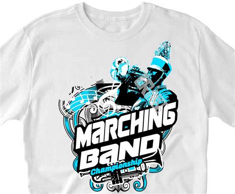 March to Style: 10 Eye-Catching Marching Band Tshirt Designs